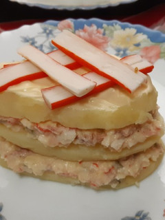 Una foto de Lasaña de patata para el verano