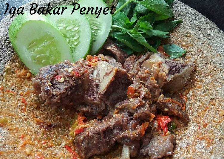 Resep Iga Bakar Penyet_recook Mba Susi Agung, Enak Banget