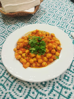 Una foto de Curry de garbanzos