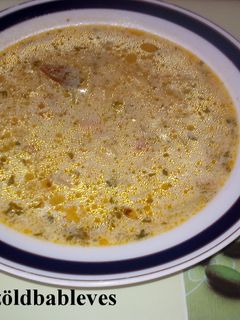 Kapros zöldbableves 🥣 recept fotója