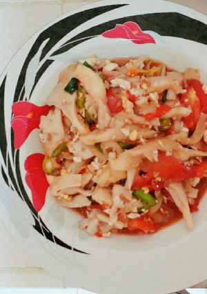 Foto resep Tumis Jamur Tiram Pedas