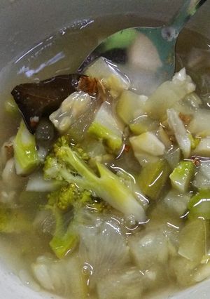 Foto resep Sayur bening labu air+brokoli