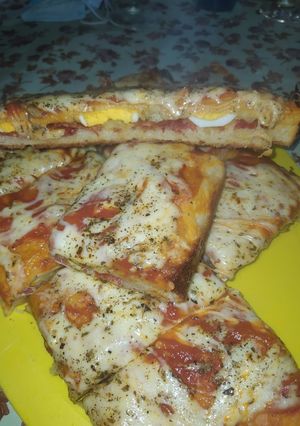 Una foto de Pizza rellena