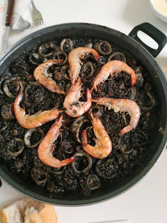 Una foto de Arroz negro