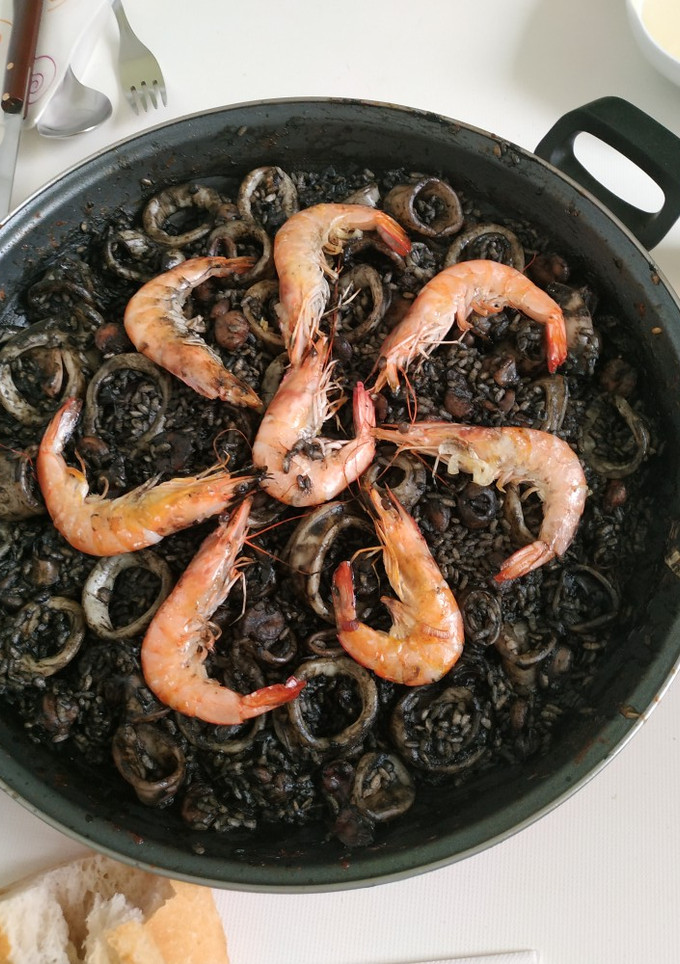 Una foto de Arroz negro
