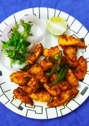 A picture of Hyderabadi Chicken Majestic.