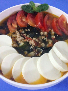 Hình của món Canh rong biển thịt băm.