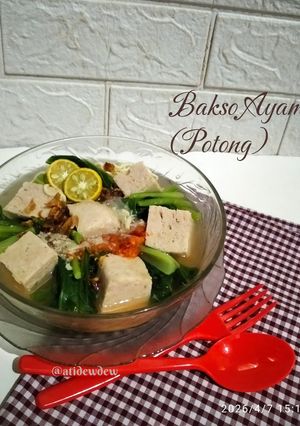 Foto resep Bakso Ayam (potong)