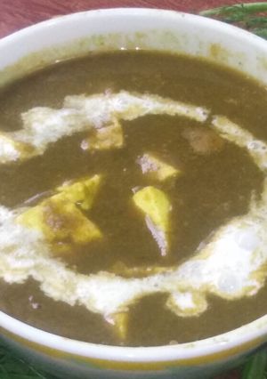 पालक पनीर (Palak Paneer recipe in Hindi) रेसिपी मुख्य फोटो