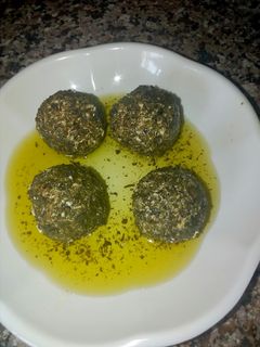 صورة لوصفة لبنة بزعتر