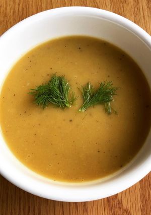 Une photo de Velouté Fenouil-Courge