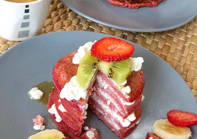 Panquecas de beterraba