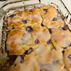 A picture of Blueberry Swim Biscuits.