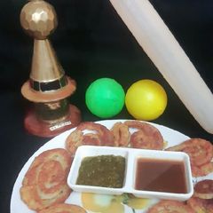A picture of Potato Jalebi.