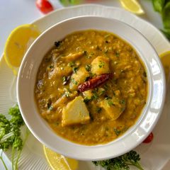 A picture of Chayote with Red Lentils#mycookbook.