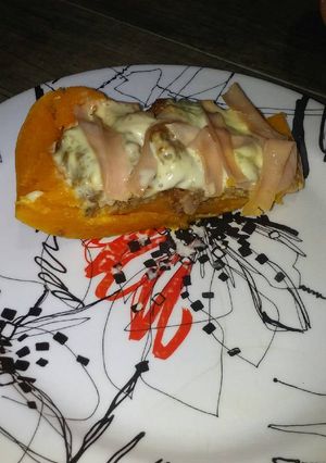 Una foto de Zapallo Anco relleno😍💘💖