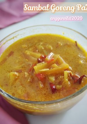 Foto resep Sambal Goreng Patah (Pepaya Mentah)