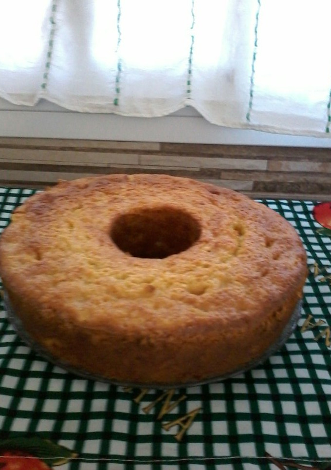 Una foto de Torta naranja y manzana 2x2x2x2 light y saludable