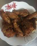 Gà chiên bơ tỏi,gà chiên sả