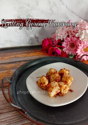 Gambar Lontong goreng kampung