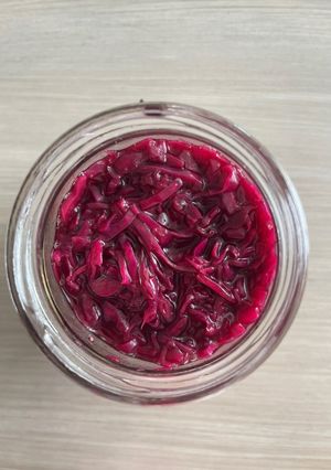 Una foto de Chucrut Repollo Morado