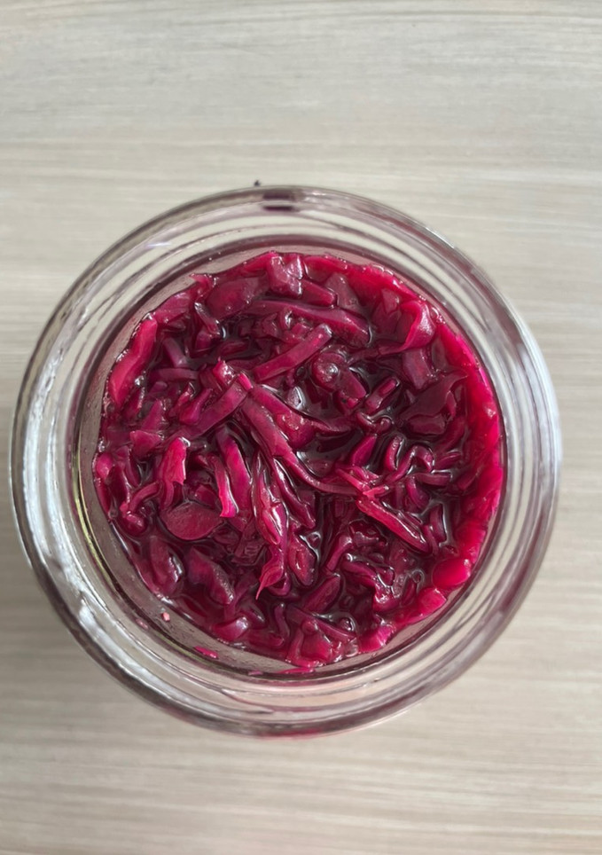 Una foto de Chucrut Repollo Morado