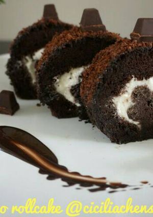 Foto resep Black Choco Rollcake