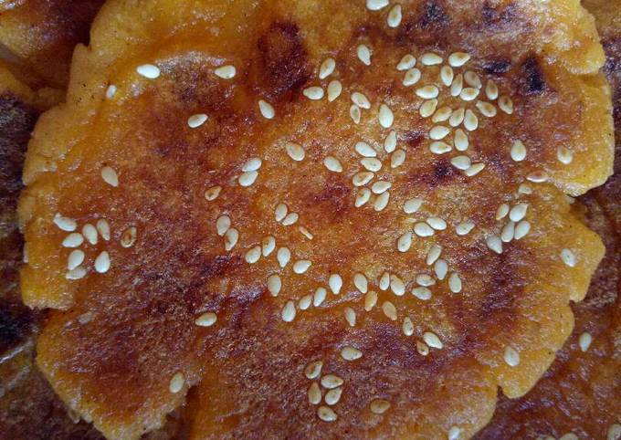 Recipe of Homemade Sweet potato pancake