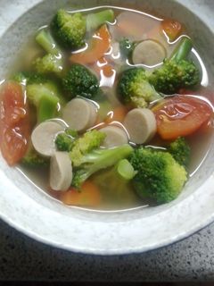 Foto resep Soup kuah Pelangi