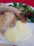 Salchichas frescas a la mostaza