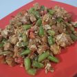 Tumis buncis tempe telur