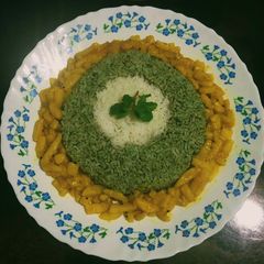 A picture of Hariyali Rice.