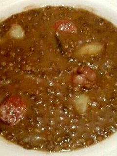 Una foto de Lentejas con chorizo
