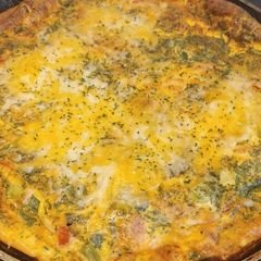My Bacon Cheese Tomato Fritatta A picture of My Bacon Cheese Tomato Fritatta.