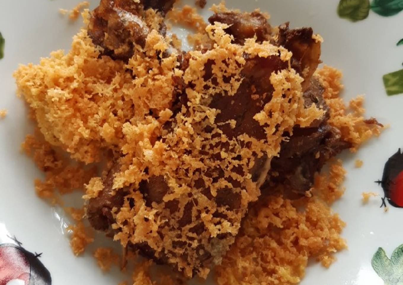 Bebek ungkep (magic com) goreng kremes ala H. Slamet