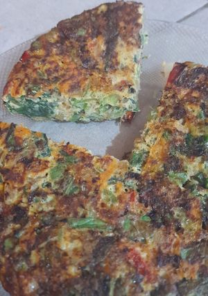 Una foto de Tortilla de acelga