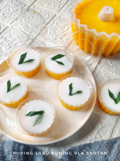 Foto resep Puding Labu Kuning Vla Santan