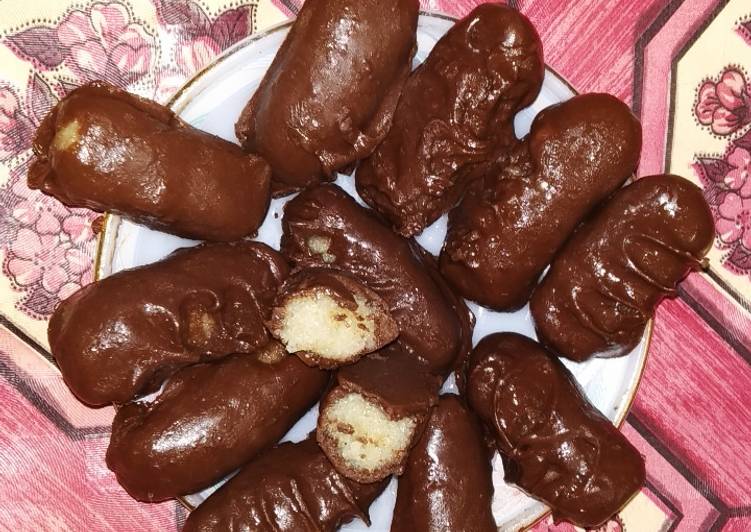 Steps to Make Perfect Bounty bars chocolate