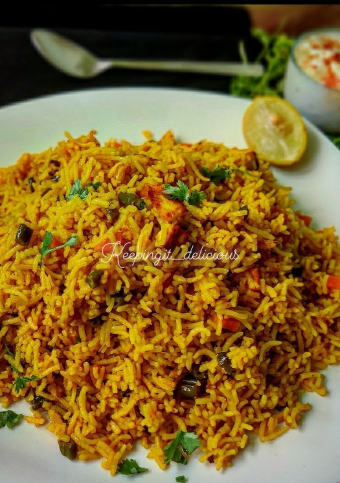 A picture of Veg pulao.
