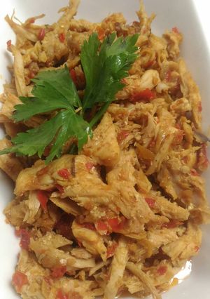 Foto resep Ayam suwir pedes