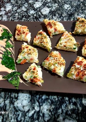 A picture of Bread uttapam.
