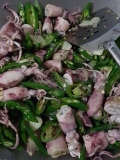Foto resep Cumi asin cabe ijo simpel #BikinRamadanBerkesan