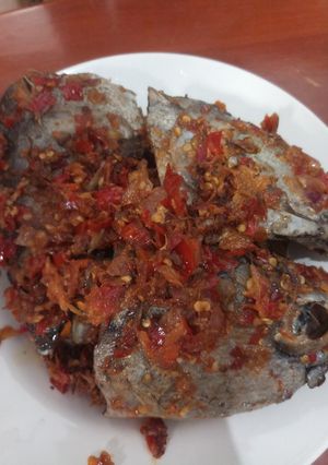 Foto resep Kepala ikan tongkol putih balado