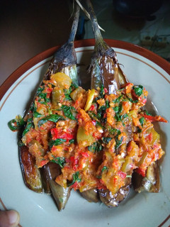 Foto resep 2. Sambel Terong Belimbing Kemangi