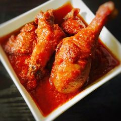 A picture of Nigerian Chicken stew.