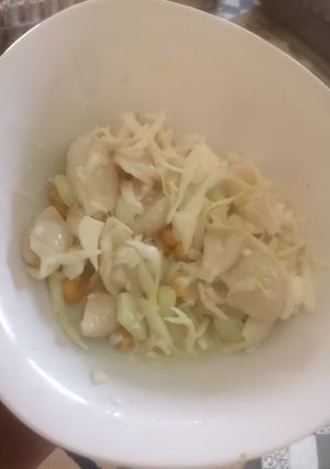 A picture of Macaroni salad.