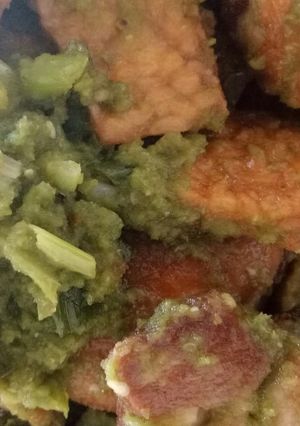 Foto resep Tempe.ayam goreng sambel hijau