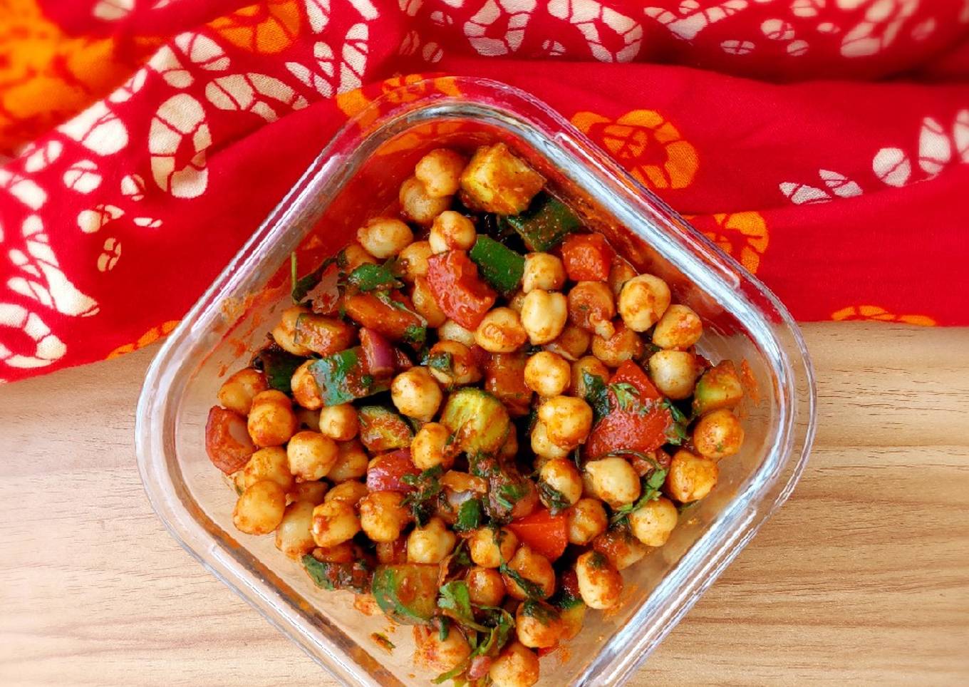 Middle East Spicy Chickpeas Salad