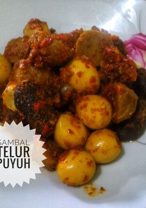Foto resep 4. Sambal Telur Puyuh