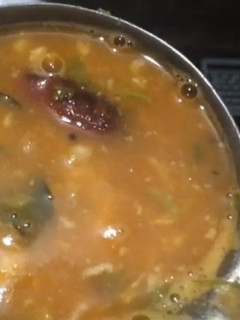 A picture of Toor dal Rasam.